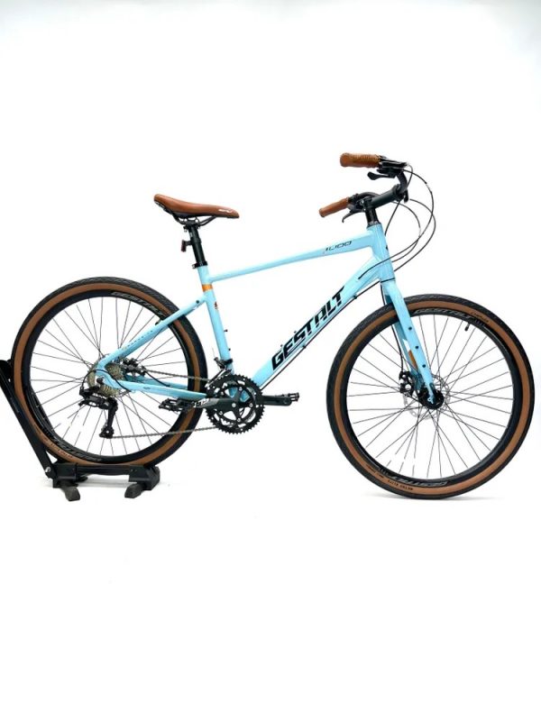 Велосипед городской GESTALT L 100 27.5, one size, 9 sp, цвет Light blue.